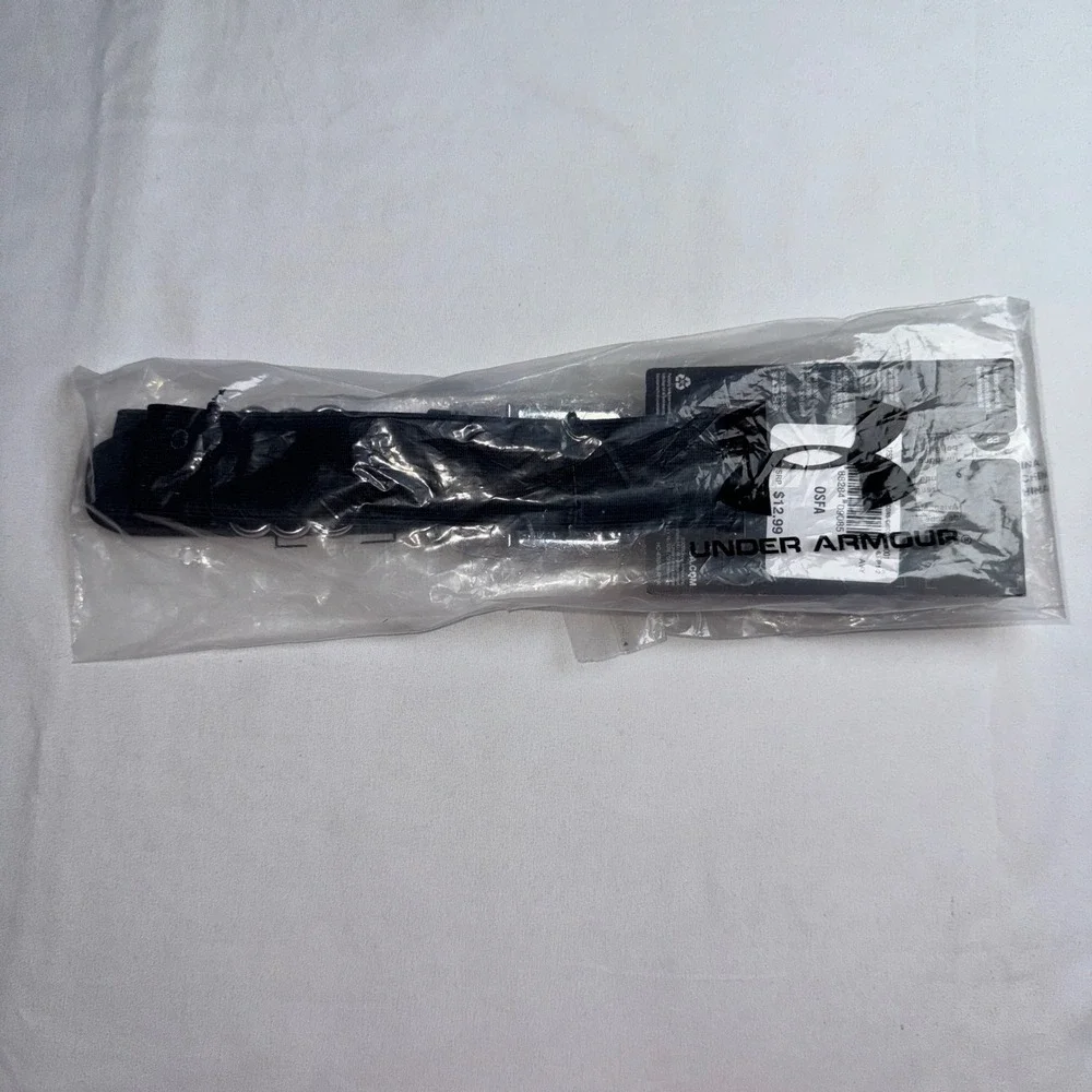 Under Armour Youth Baseball Softball Belt Black Adjustable OS